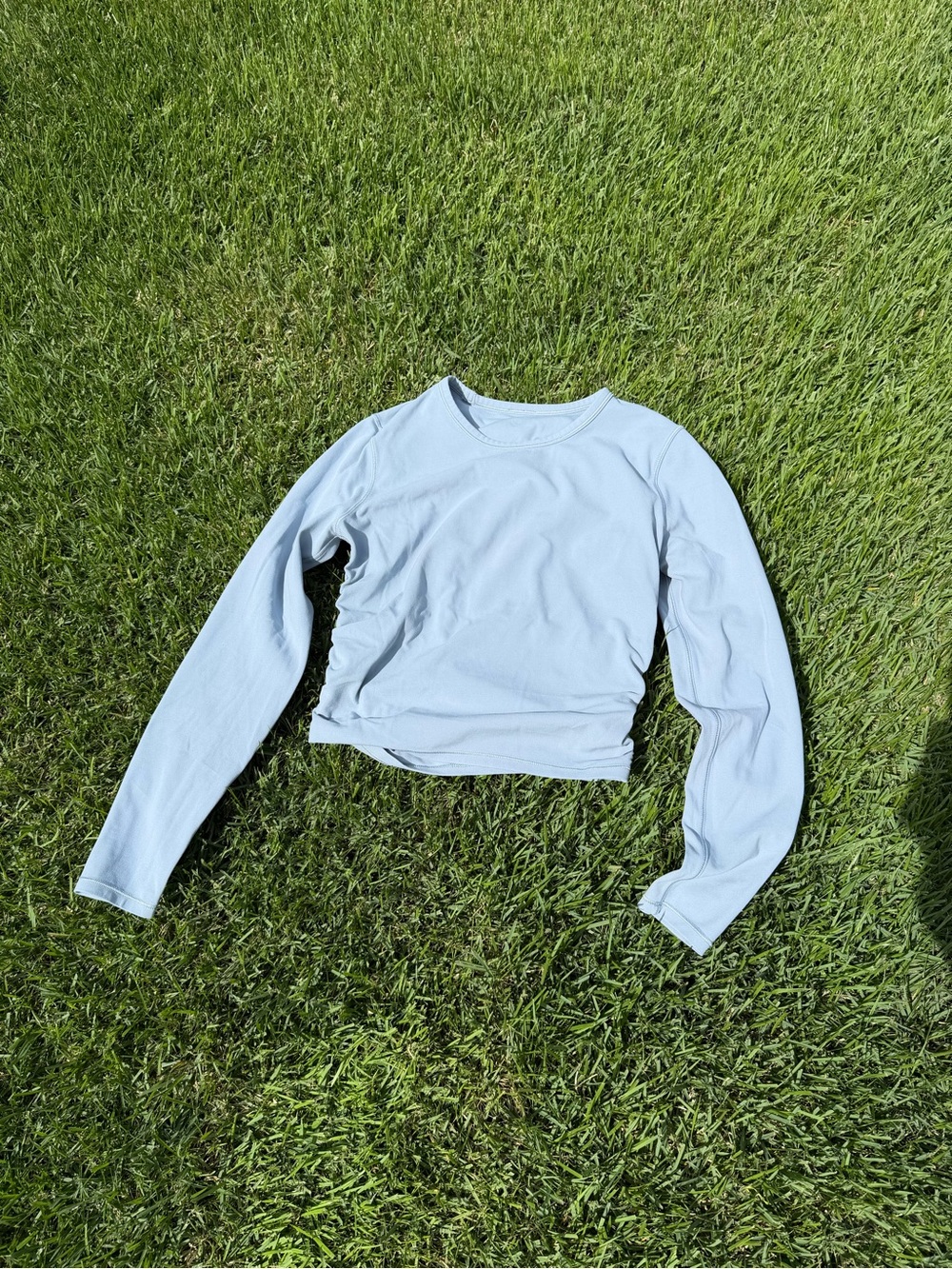 lululemon athletica Light Blue all it takes long sleeve nulu SIZE 6